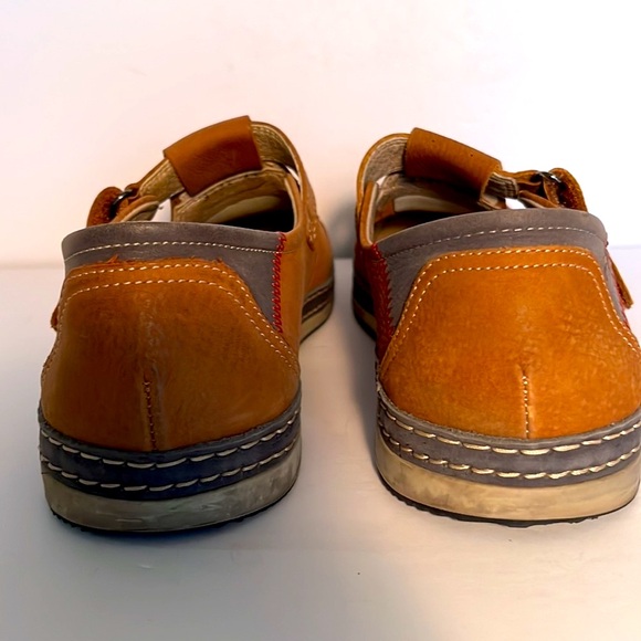 FLUCHOS Men's Brown Leather Strap‎ Casual Shoes MADE IN SPAIN Mens 10 (43) - Picture 4 of 8